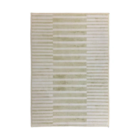 Washable Area Rugs for Living Room, Bedroom & Dining Room – Modern Soft Low Pile Non Slip Carpet – Pet Friendly Waterproof Foldable Rugs for Home