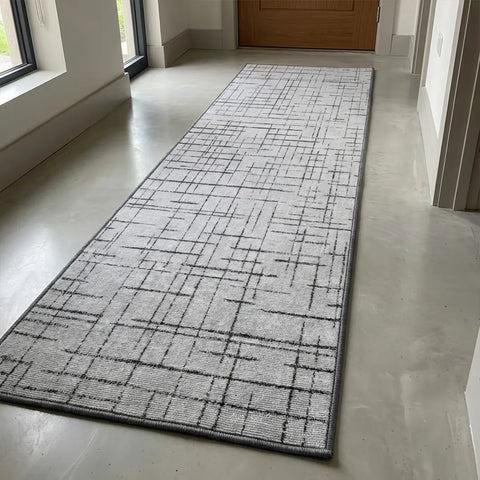 Washable Area Rugs for Living Room, Bedroom & Dining Room – Modern Soft Low Pile Non Slip Carpet – Pet Friendly Waterproof Foldable Rugs for Home