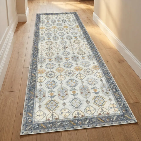 Washable Area Rugs for Living Room, Bedroom & Dining Room – Modern Soft Low Pile Non Slip Carpet – Pet Friendly Waterproof Foldable Rugs for Home